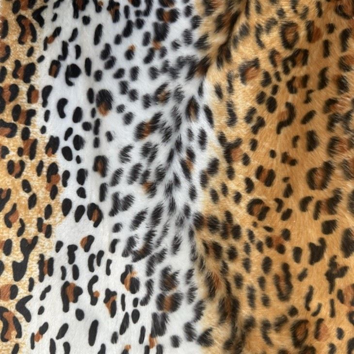 Velboa Fabric Animal Print